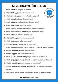 Comparison questions