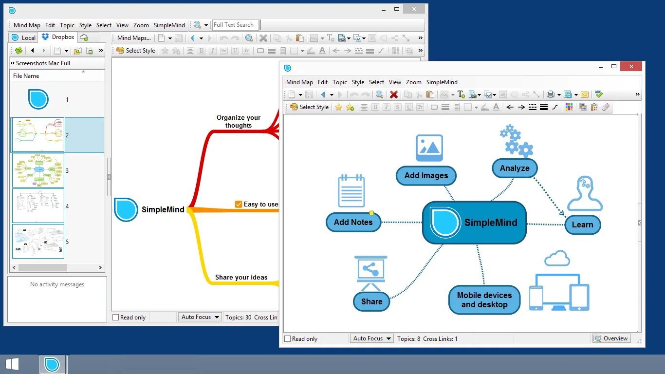 Mapping files