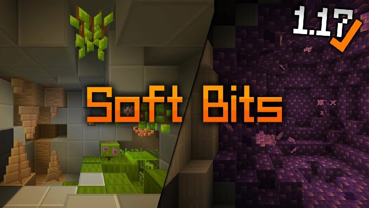 Soft bits. Софт майнкрафт. текстура для кастомных кнопок майнкрафт меню. soft bits 1.19.2.