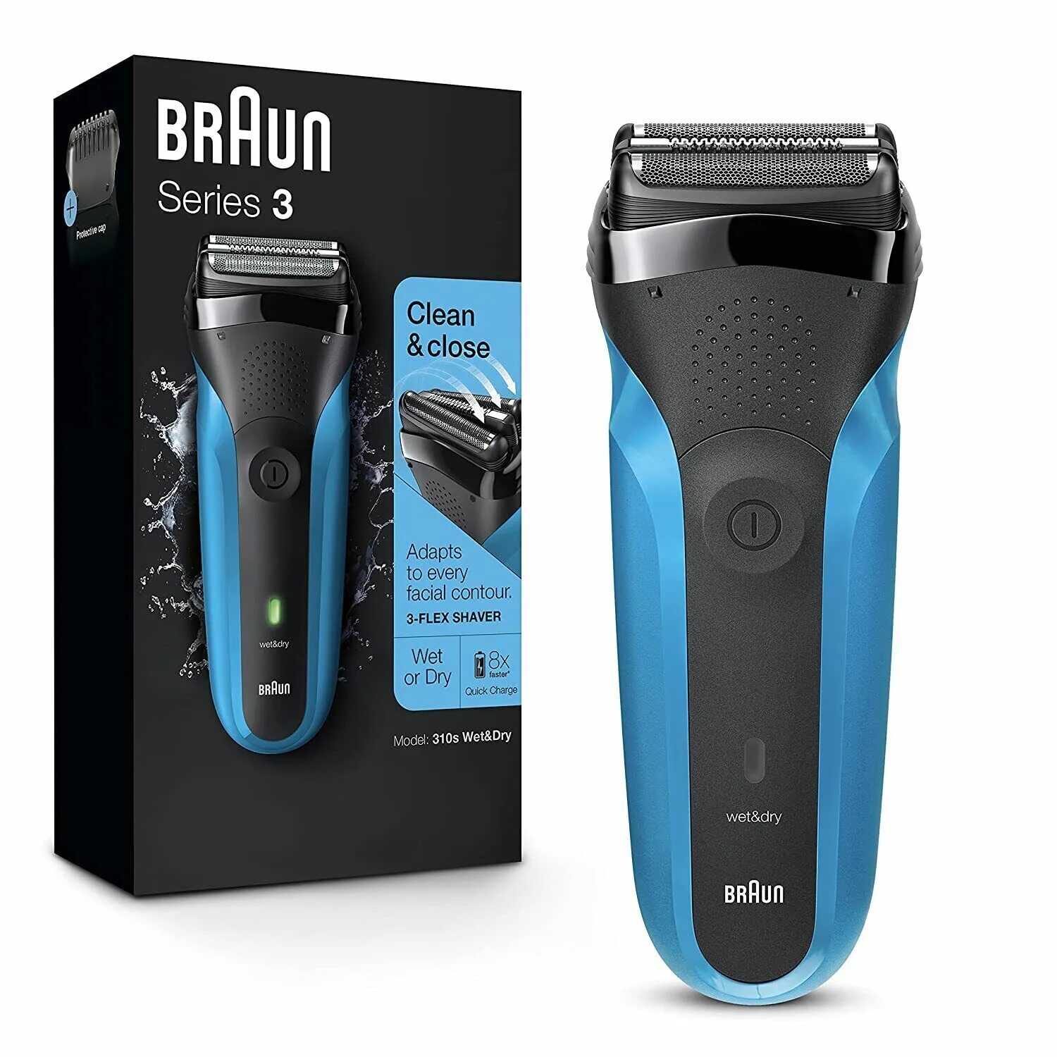 Braun series 3. Шейвер Браун. Бритва для мужчин на батарейках.