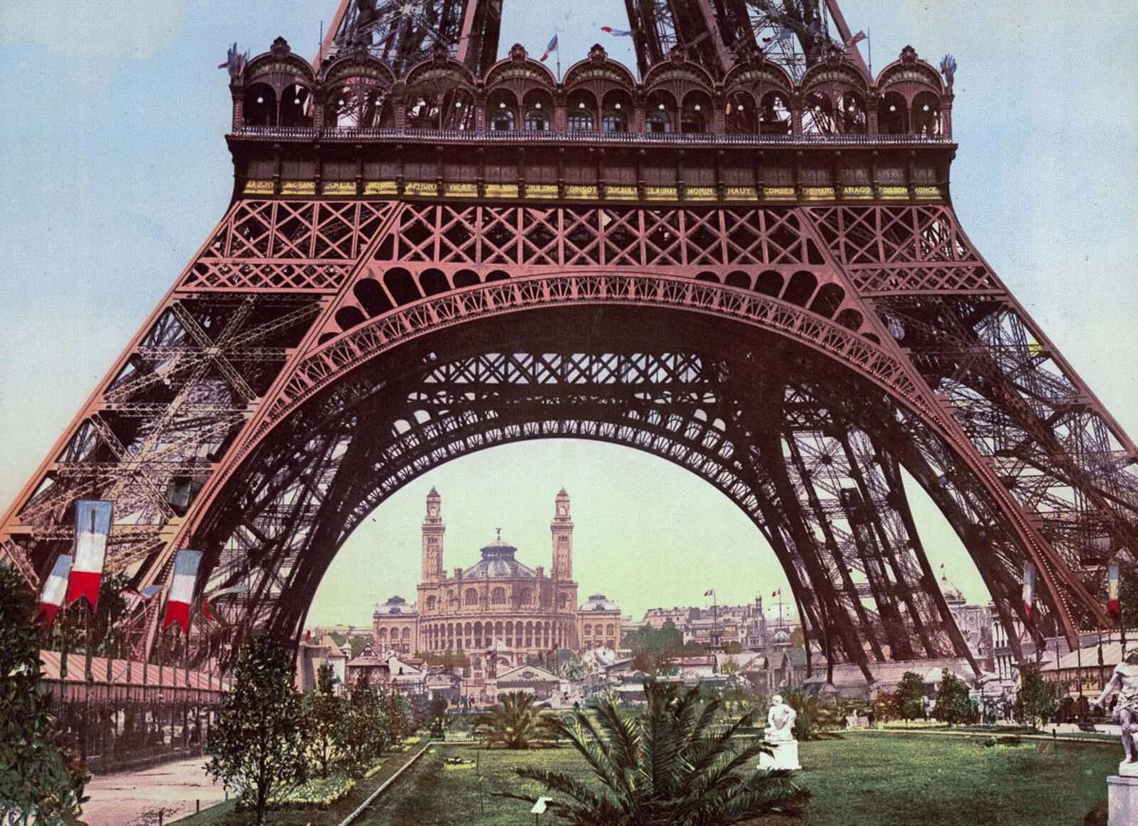 Всемирная выставка Эйфелева башня 1889. Франция 19 век Эйфелева башня. Эйфелева башня, Париж, 1889 г. Эйфелева башня в Париже 1889 год.