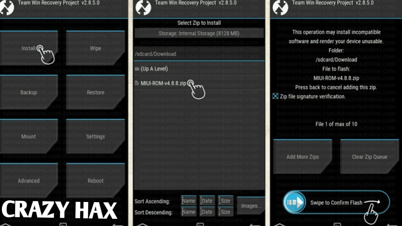 Ошибки при установке twrp. Ошибки при установке twrp