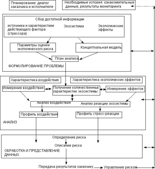 Этапы оценки экологического риска. Схема оценки экологического риска. Последовательность этапов экологического риска. Методы оценки экологического риска.