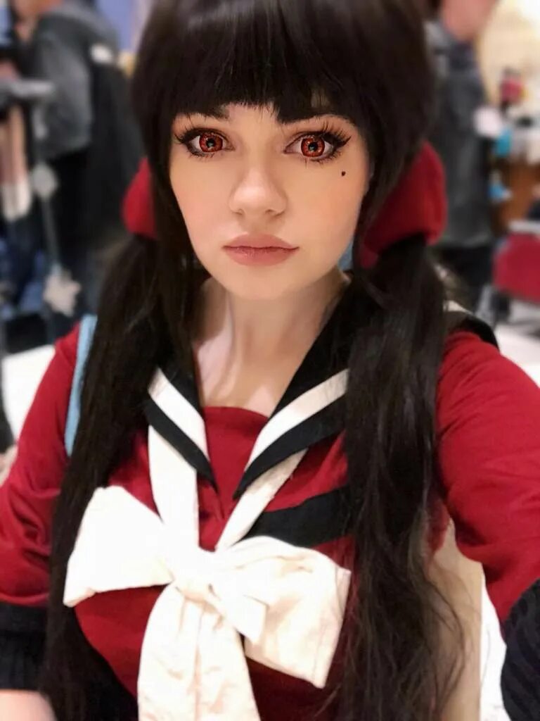 Maki косплей. Maki Harukawa Cosplay. Косплей Danganronpa v3. Данганронпа косплей маки. Данганронпа 3 косплей.