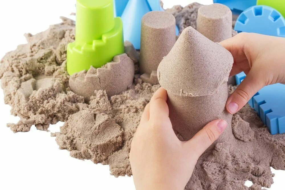 Лепим песком. Песочный набор "кинетический песок-2 формочки" (Бегемот,слон). Кинетический песок Kinetic Sand. Песок для лепки детский. Кинетический песок своими руками.