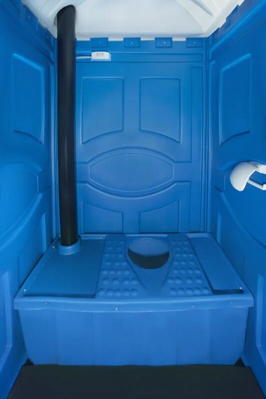 Portable toilet Plastic Hut, Huts, rectangle, toilet, electric Blue png PNGWing