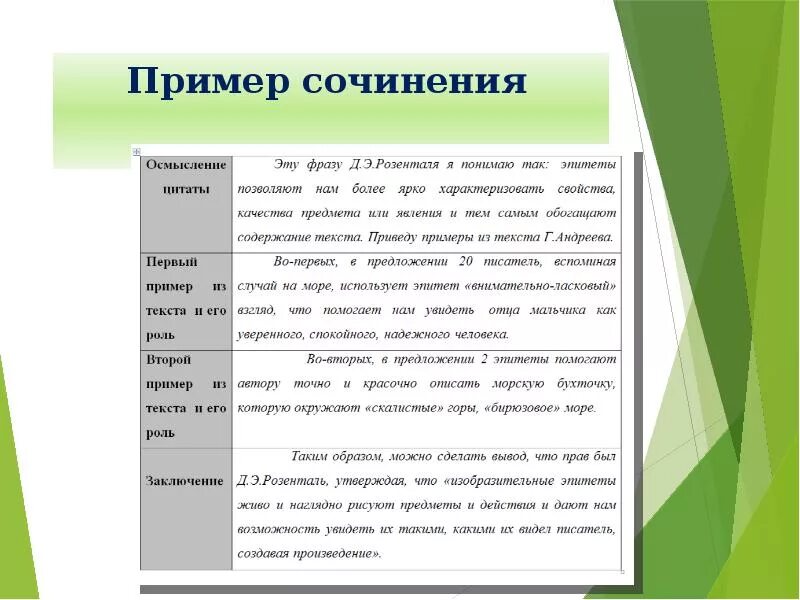10 предложений огэ