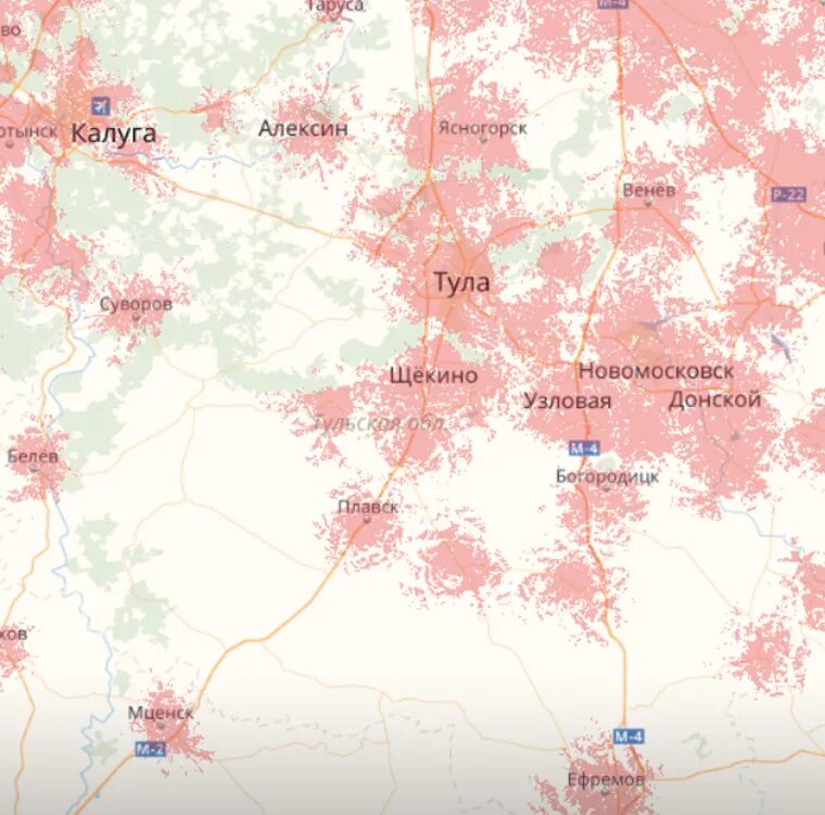 Области покрытия сотовой связи. Сотовая связь зона покрытия на карте Тульской области. Зона покрытия операторов сотовой связи Нижегородской области. Базовые станции МТС на карте. Карта вышек сотовой связи МТС.