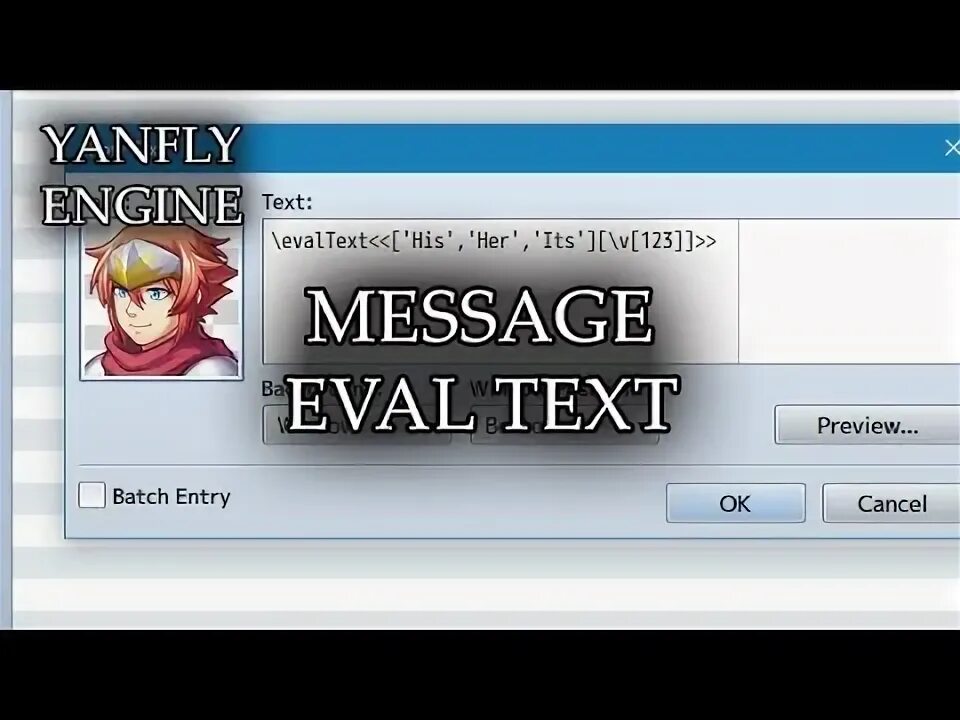 Yanfly message Core. Griffpacht text engine.