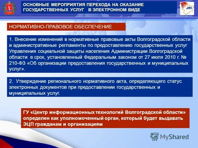 Административные регламенты предоставления социальных мер поддержки