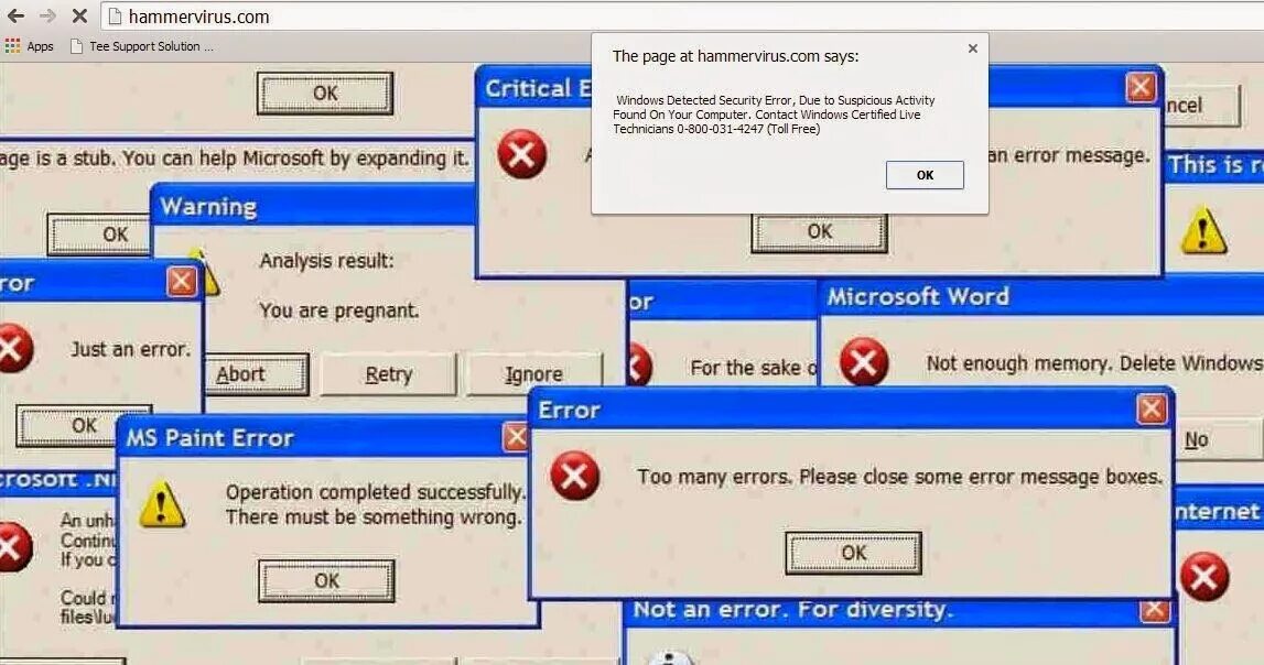 Error not enough memory