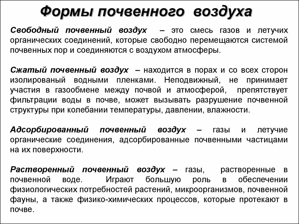 Формы почвенного воздуха. Состояния почвенного воздуха. Почвенный воздух характеристики. Атмосферный и почвенный воздух.