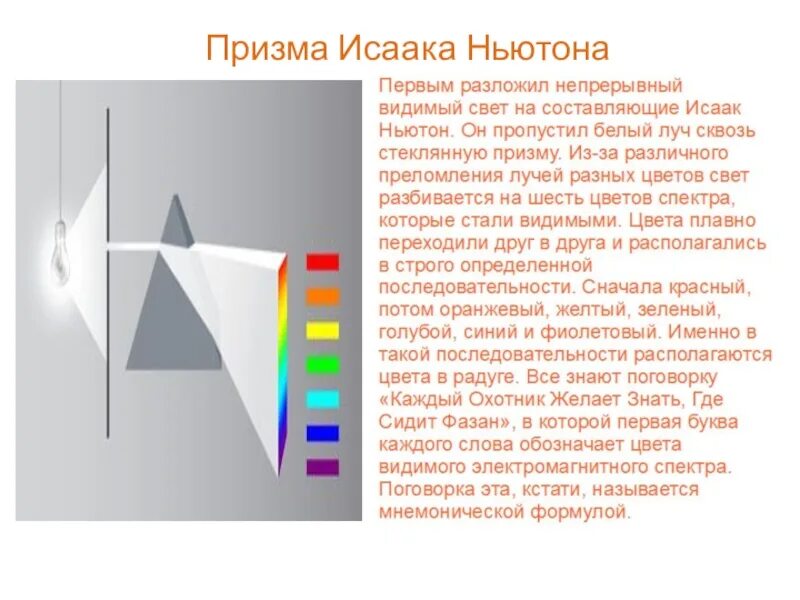 Опыт Ньютона спектр. Призма Ньютона. Опыт с призмой. Падающий объект ньютона