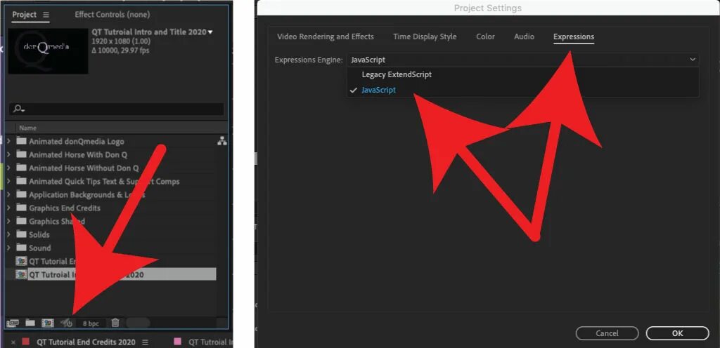 After Effects JAVASCRIPT. Legacy EXTENDSCRIPT. Initialize and script ACTIVEX Controls not marked as safe. Эффект скрипта