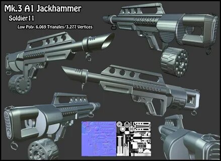Pancor Mk.3 A1 Jackhammer (Models Guns Shotguns) - GAMEBANANA.
