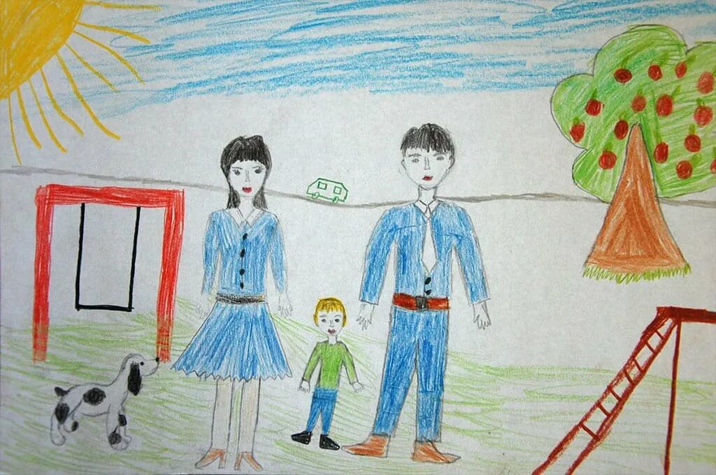 Рисунок семьи детский. Рисунок на тему моя семья. Рисование на тему семья. Детские рисунки семьи. Нарисовать рисунок год семьи