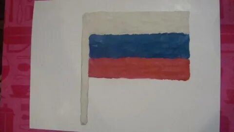 Рисование флажки средняя группа