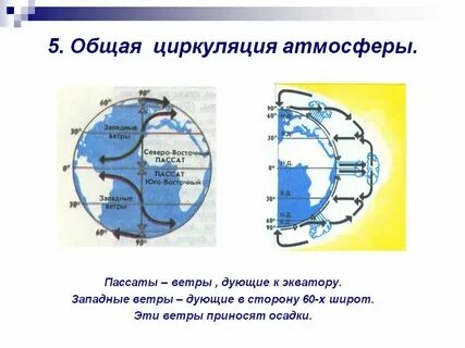 Где распространены западные ветры