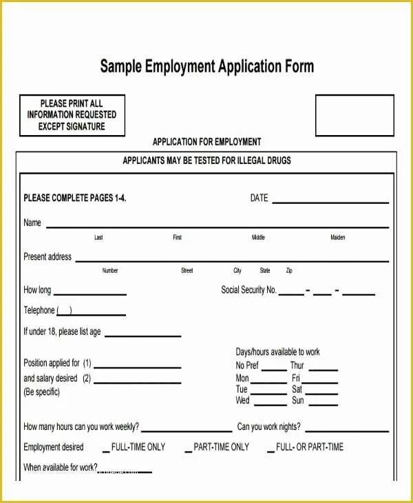 Sample format. Job application form образец. аппликационная форма. application form for employment. sample application form.