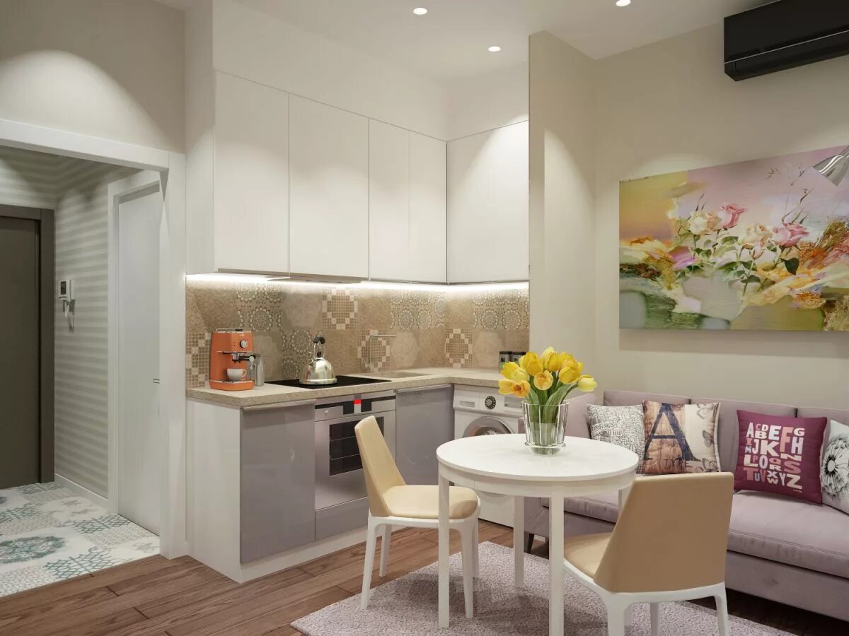 дизайн квартиры-студии 30 кв. кухня 30 квадратов. проект прямоугольной кухни гостиной. интерьер квартиры студии 25 кв. дизайн студии.