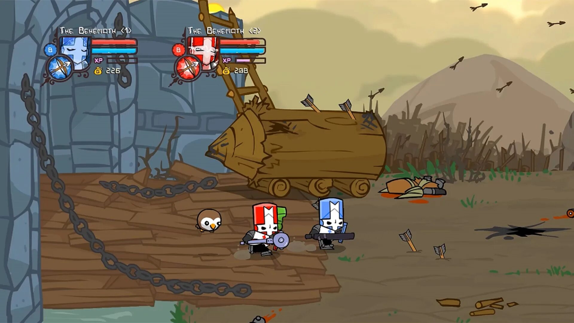 Игра Кастл крашерс. Кастл крашерс 2. Кастл крашерс Скриншоты. Castle Crashers Remastered. Игры на двоих монстр