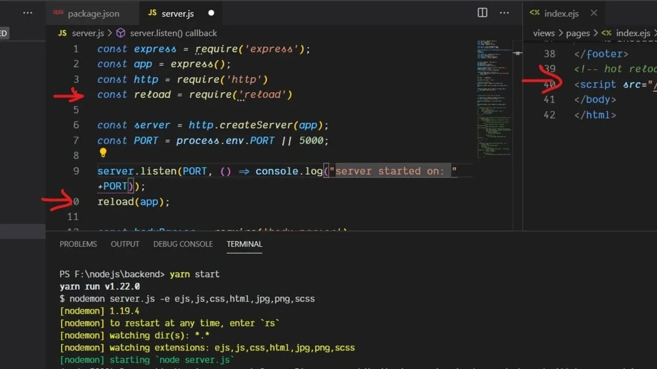 Локальный сервер js