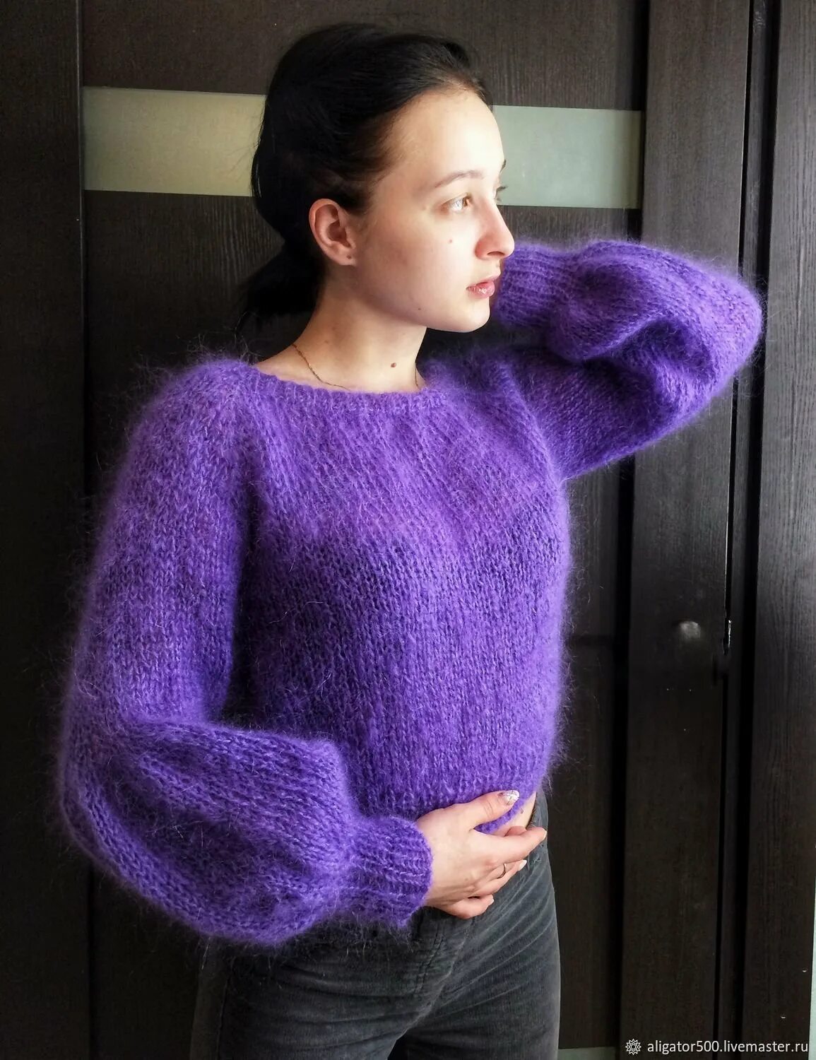 Вязаные вещи из мохера