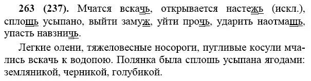 Русский язык 7 класс упр 505. Русский язык 7 класс номер 263. На Лесной полянке кланяются лиловые колокольчики. Русский язык 7 класс упражнение 263. Рус яз 7 класс ладыженская 263.