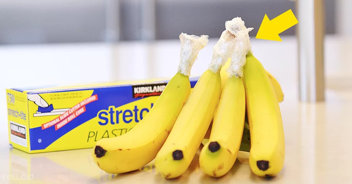 Как дольше сохранить бананы. Бананы хранение. Бананы пищевые. Бананы в пищевой пленке. Бананы в холодильнике.