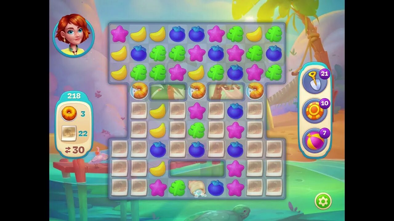 Match 3 mania. Hawaii match-3 mania. игра на стирание 218 уровень.