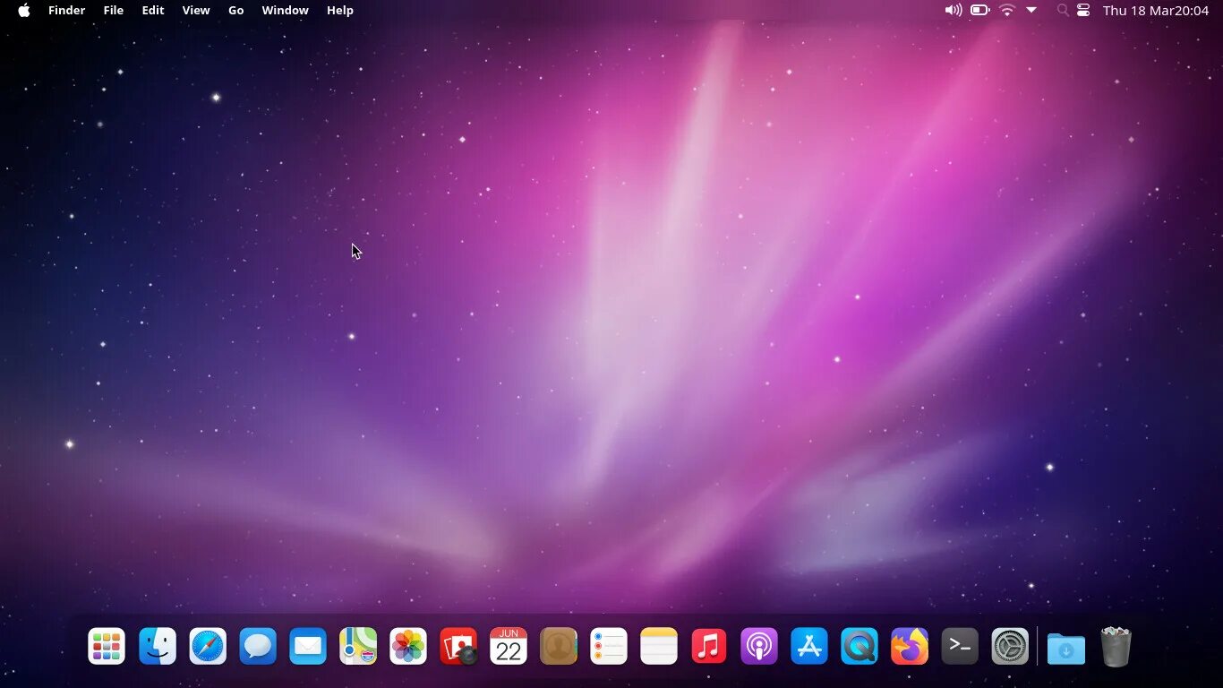 Desktop screens