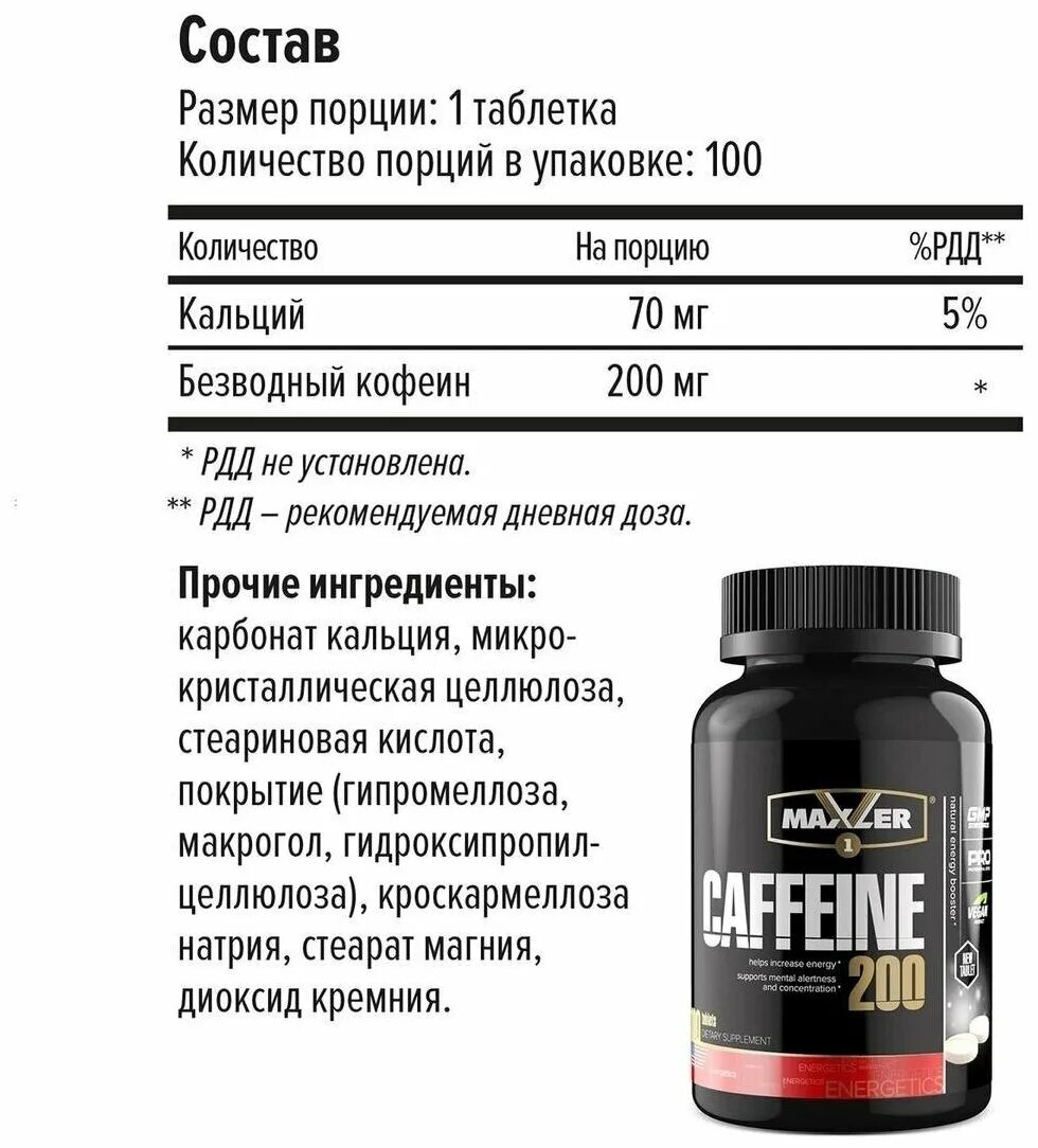 Maxler Caffeine 200 (100 табл). Спортпит Caffeine 200. Энергетик Maxler Caffeine 200. Макслер предтреник. Кофеин комплекс