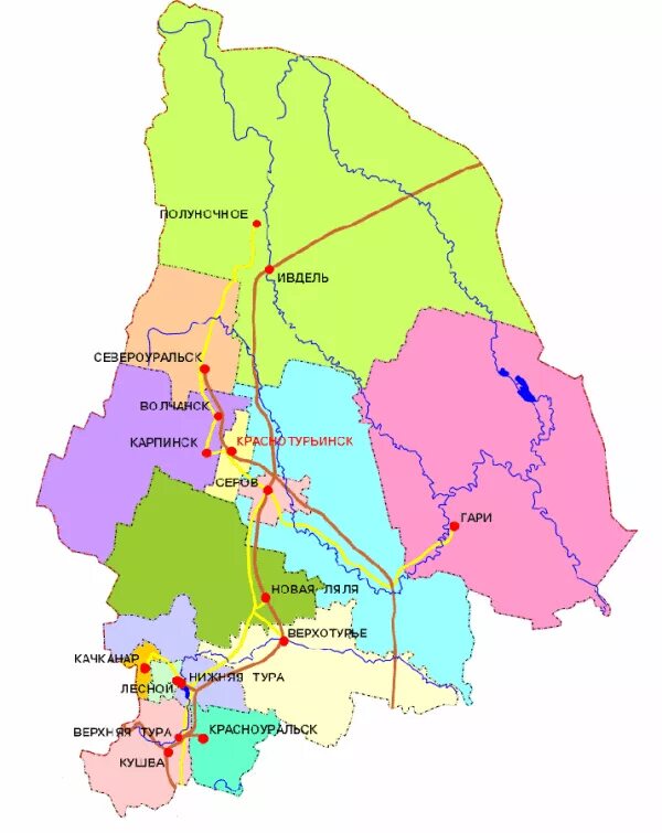 Карпинск североуральск. Ивдель на карте Свердловской области. Город Ивдель Свердловской области на карте. Станция Полуночное Свердловской области на карте. Ивдель Североуральск карта.