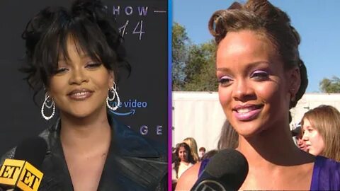 From when ET first met Rihanna to the superstar performing at the Super Bow...