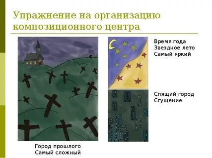 Организация композиционных центров