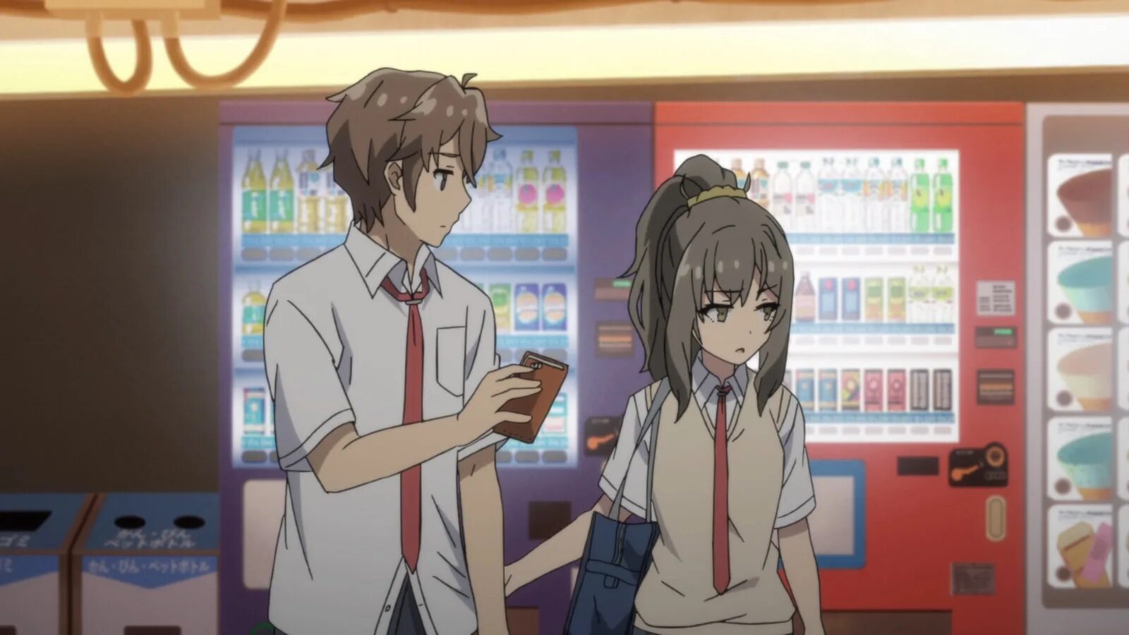 Аниме seishun buta yarou wa bunny. Глупый свин аниме. Глупый свин аниме. Глупый свин не понимает мечту девочки-зайки обои. Май сакурадзима аниме.