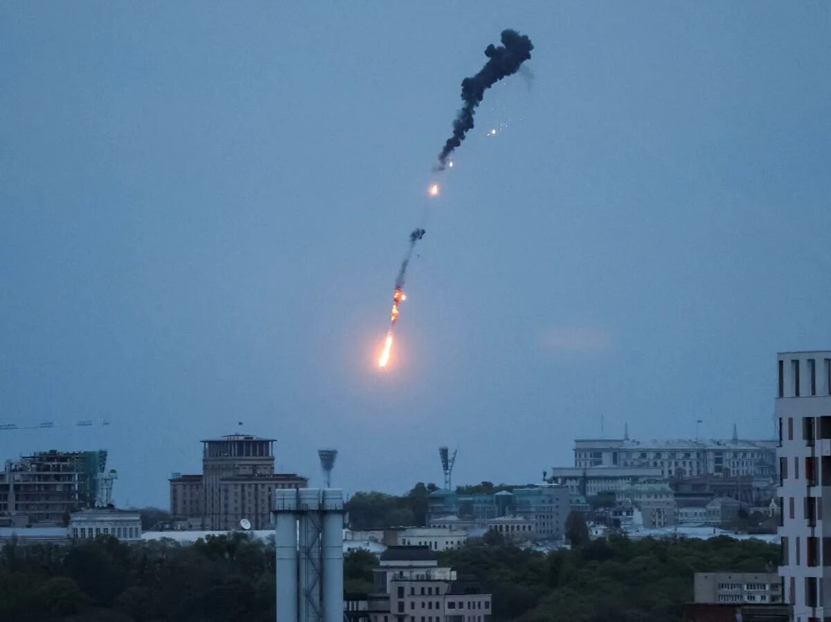 Ukraine's military says it shot down one of its own drones near the capital afte