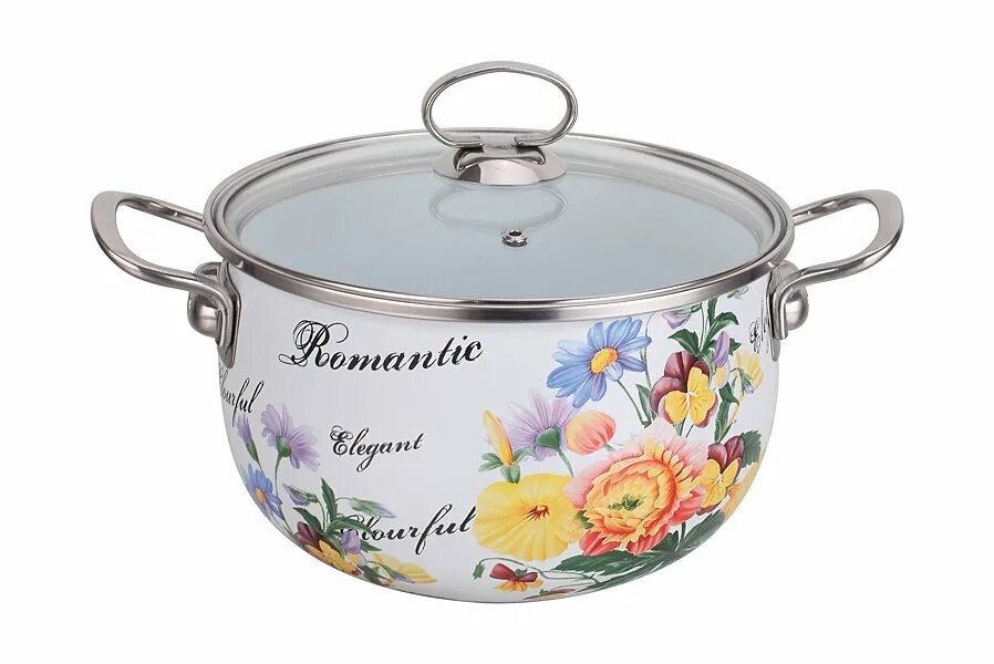 Набор эмалированных кастрюль гринберг флориана. Кастрюля agness эмалированная со стекл. Vitross кастрюли эмалированные. Кастрюля со стеклянной крышкой. 2 л эмалированная белая.