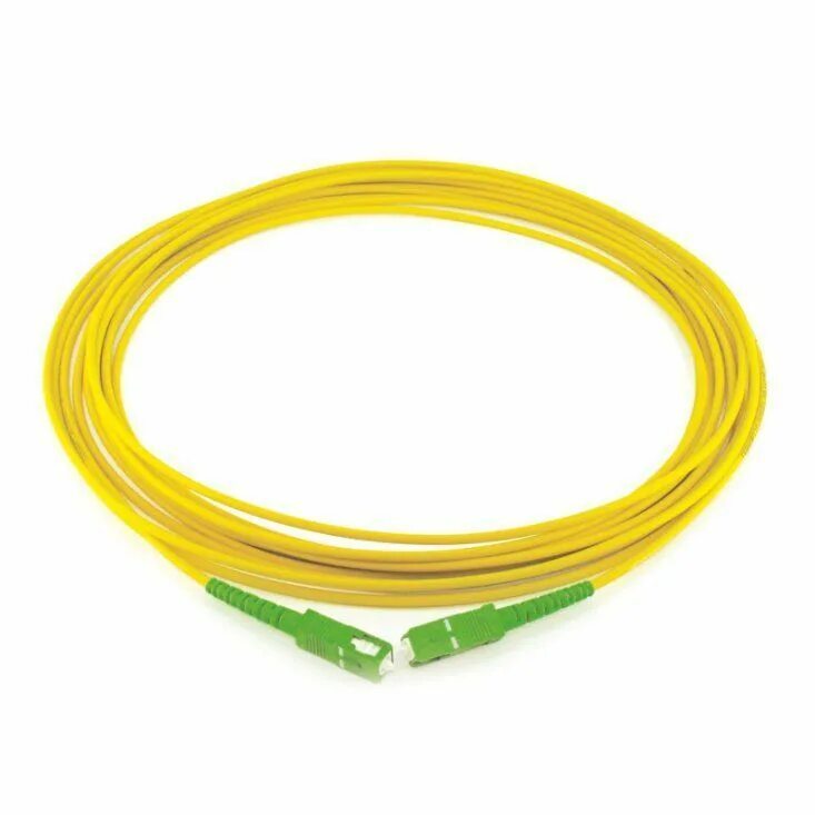 Патчкорд SC/APC-SC/APC. Патчкорд SC/APC-SC/APC, 3м, SM, Simplex. Патчкорд оптический FTTH SC APC-SC APC. Оптический патчкорд SC/APC-SC/APC, SM g657a1, 2.0mm, LSZH. Купить волоконный кабель