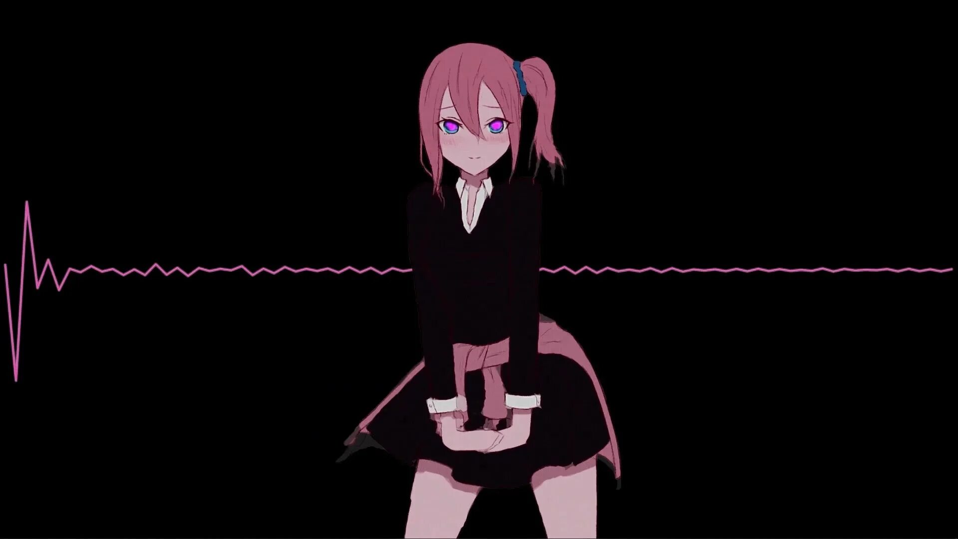 Тян танцует под музыку. Мемеме чан. Тян танцует под музыку. Мемеме чан. Аниме.