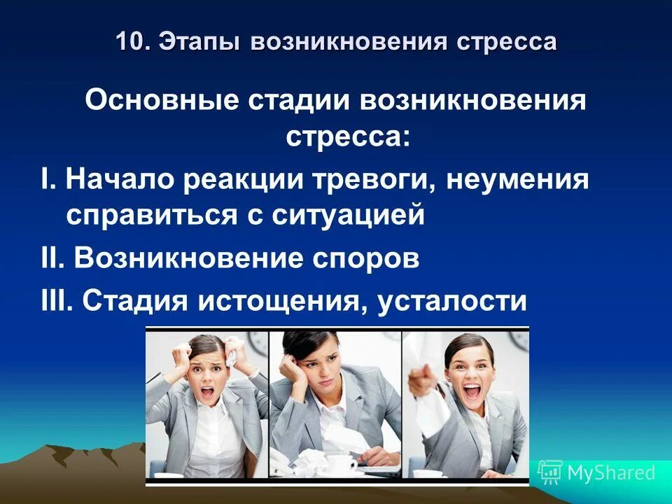 Причины возникновения и этапы. Стадии стресса. Стадии развития стресса. Стадии стрессовой реакции. Этапы преодоления стресса.