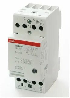 Модульные контакторы abb esb 20