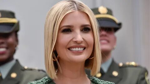 Ivanka Trump smiles during a meeting with female police cadets at General S...