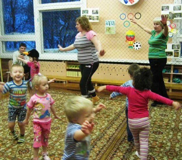 детский сад бег. мамин праздник в доу.