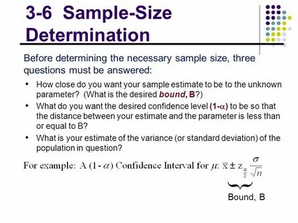 Sample size