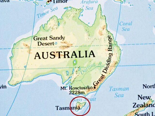 Где находится k. Где находится остров Тасмания на карте. Остров Тасмания на контурной карте. Тасмания на карте Австралии. Где находится остров Тасмания на карте мира.