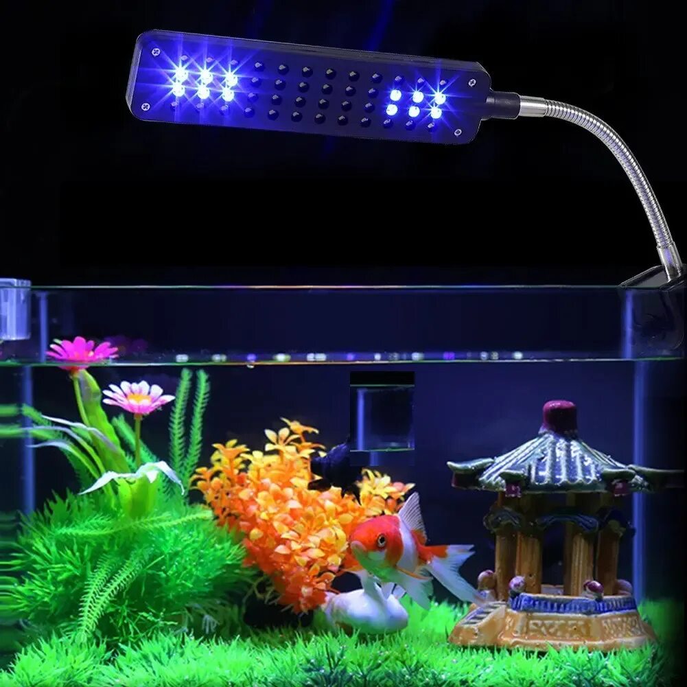 Нужен рыбкам свет ночью. Светильник 3 led Mini Aquarium Light. Аквафишка светильник для аквариума светодиодный. Лампа для аквариума для глофиш. NCFAQUA светильник аквариумный.