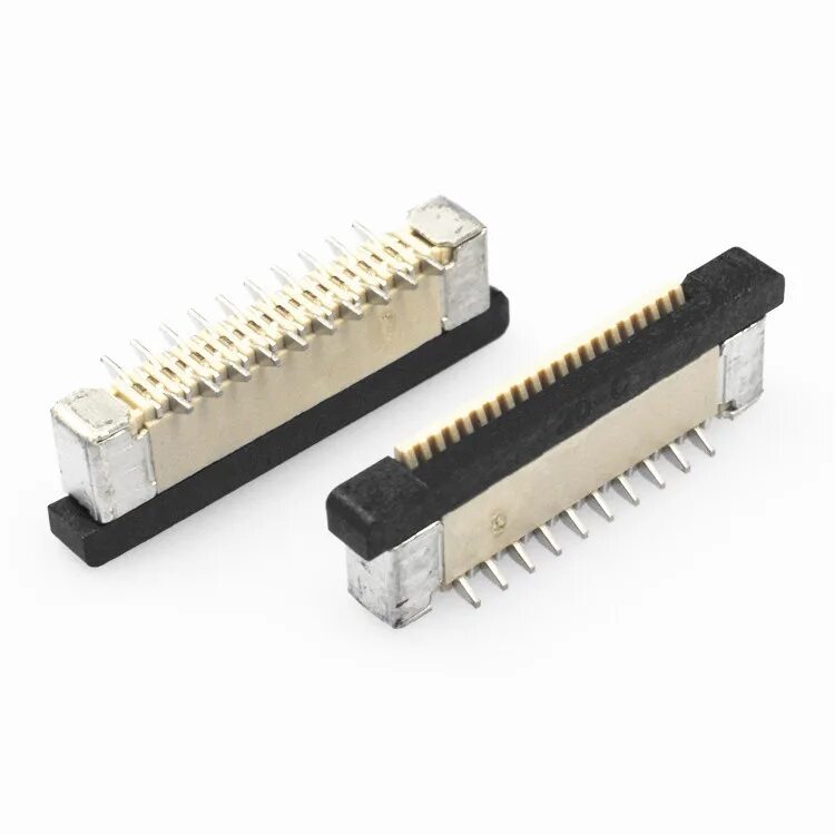 FPC ZIF Connector. 20-Контактный разъем 0.5 мм. FPC-коннектор вертикальный. 20-Контактный разъем 0.1 мм. Разъемы 0.5