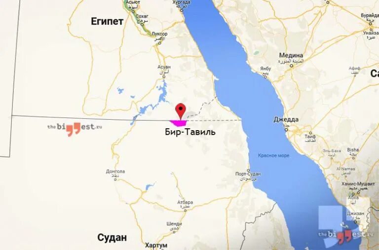 Бир тавиль. Территория бир-Тавиль. Бир-Тавиль на карте. Граница Египта и Судана.