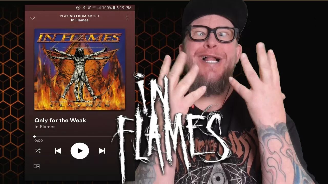 Clayman in flames. In flames only for the weak. only for the weak 2025 remastered in flames. in flames live. only flame.